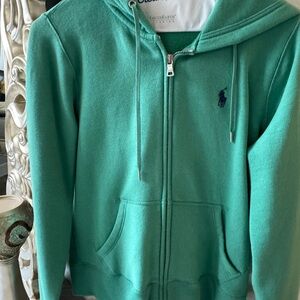 Polo by Ralph Lauren Teal Hoodie